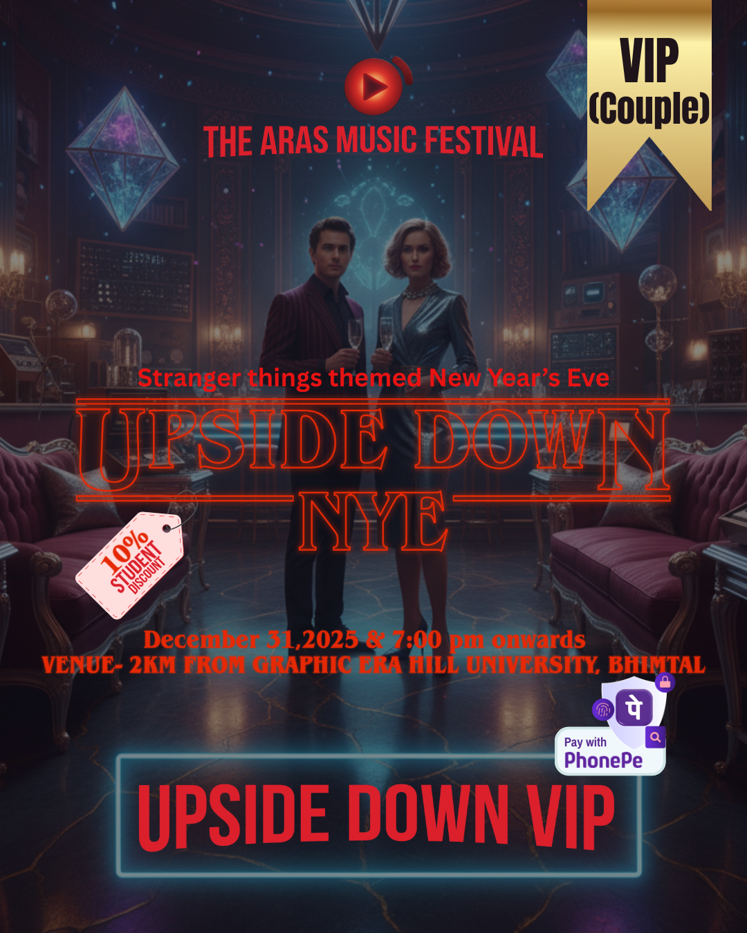 UPSIDE DOWN VIP (COUPLE)